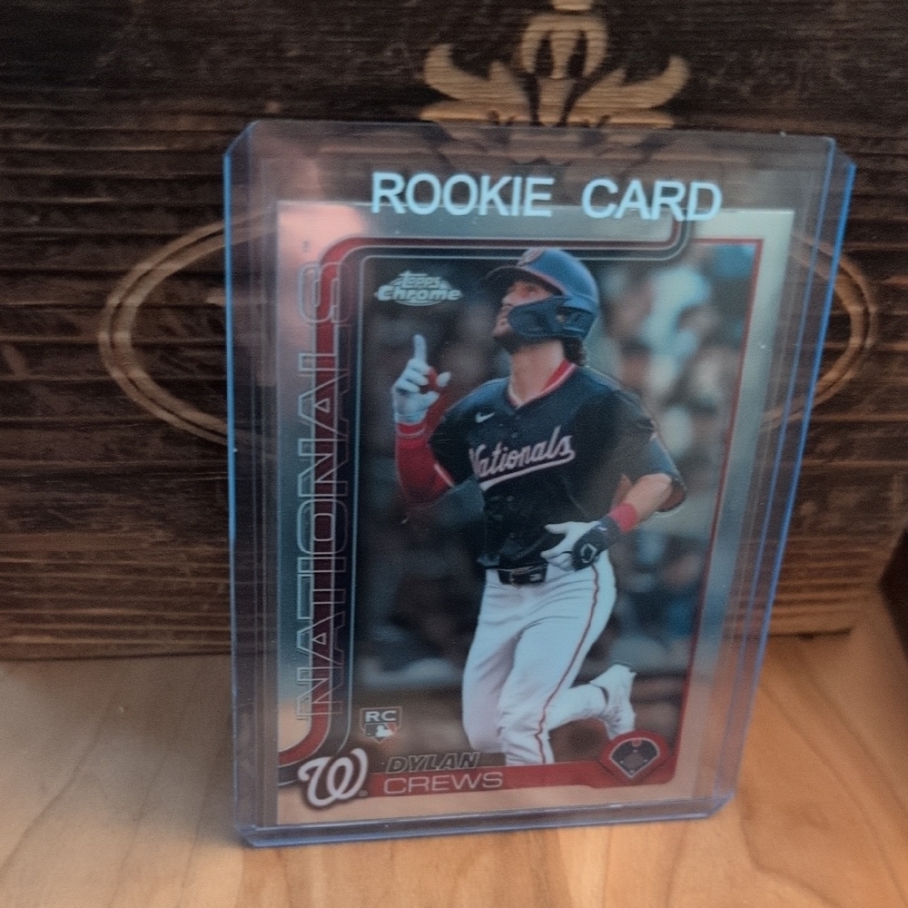 2025 Topps Chrome Dylan Crews Rookie Card Nationals